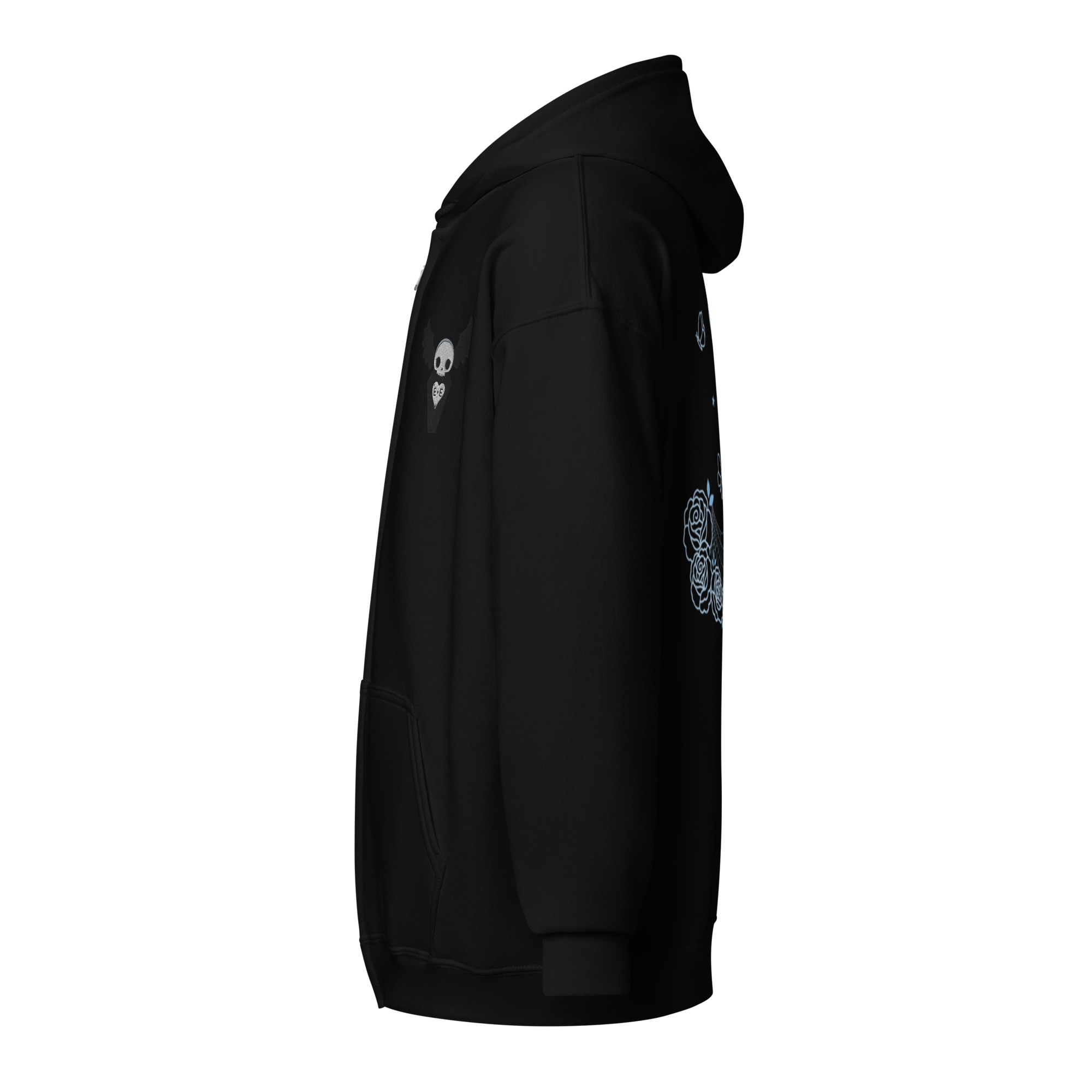 Moonlight Unisex Adult Zip Up Hoodie - Image 3