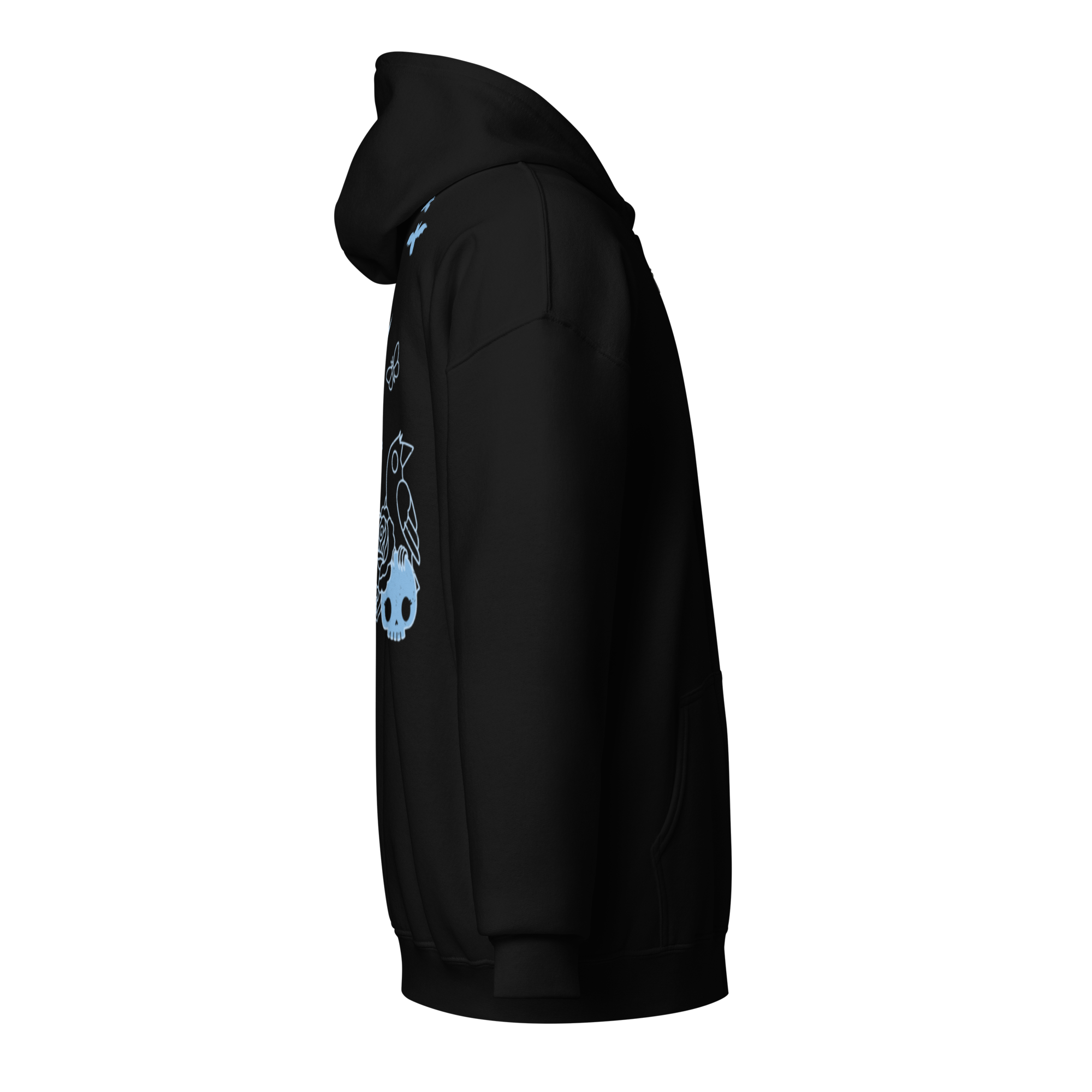Moonlight Unisex Adult Zip Up Hoodie - Image 2